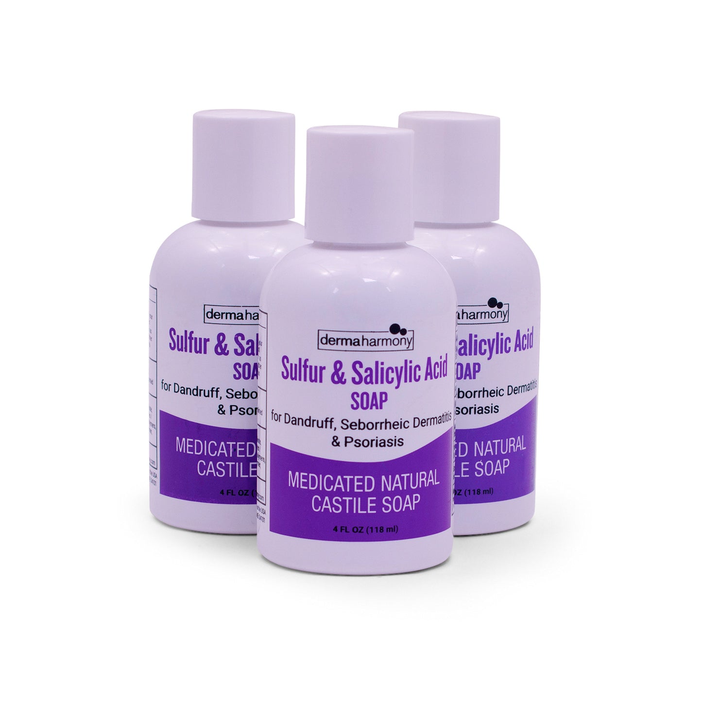 Sulfur & Salicylic Acid Castile Soap (Liquid)