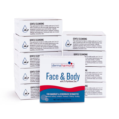 2% Pyrithione Zinc Face & Body Bar (non-soap) - Unscented