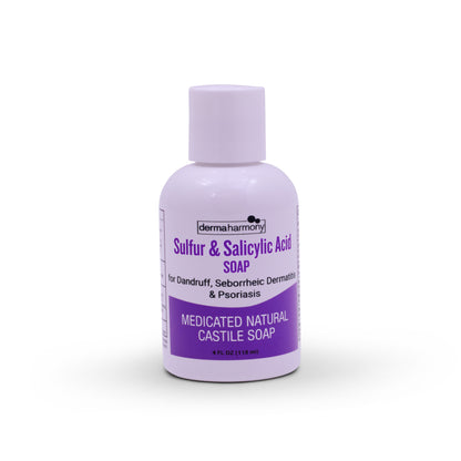 Sulfur & Salicylic Acid Castile Soap (Liquid)