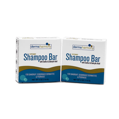 Sulfur & Salicylic Acid Dandruff Shampoo Bar - Peppermint